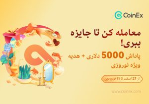 مسابقه معاملاتی نوروزی ۵۰۰۰ دلاری کوینکس!