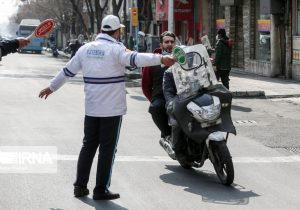 اعمال قانون ۴۹۱ هزار موتور سوار بدون کلاه ایمنی