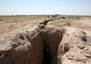 فرونشست زمین در البرز ۱۴۵ برابر استاندارد جهانی است